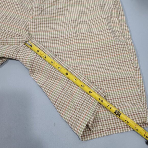 Tommy Bahama Plaid 10" Shorts Men's Size 36 100% Cotton - Picture 6 of 7